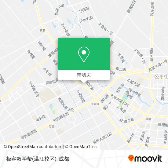 极客数学帮(温江校区)地图