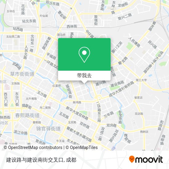 建设路与建设南街交叉口地图