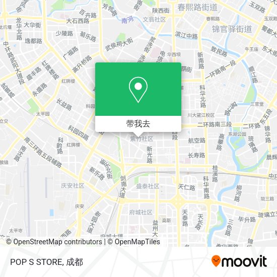 POP S STORE地图