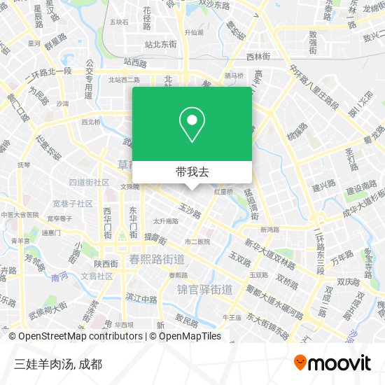 三娃羊肉汤地图
