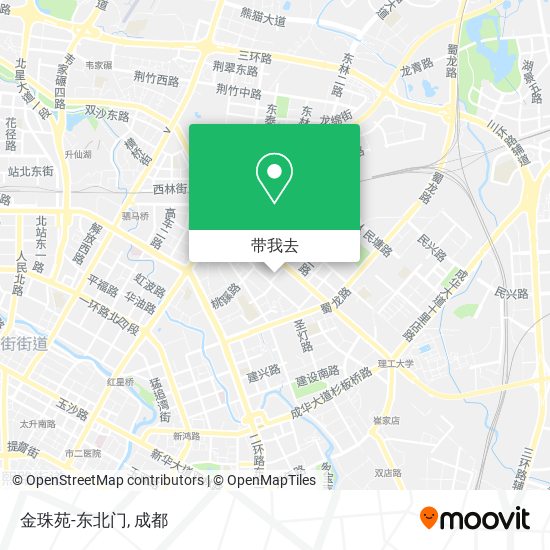 金珠苑-东北门地图