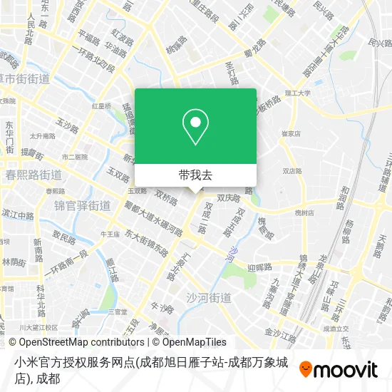 小米官方授权服务网点(成都旭日雁子站-成都万象城店)地图