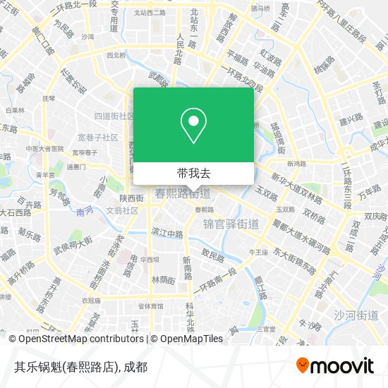 其乐锅魁(春熙路店)地图