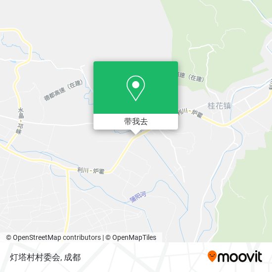 灯塔村村委会地图