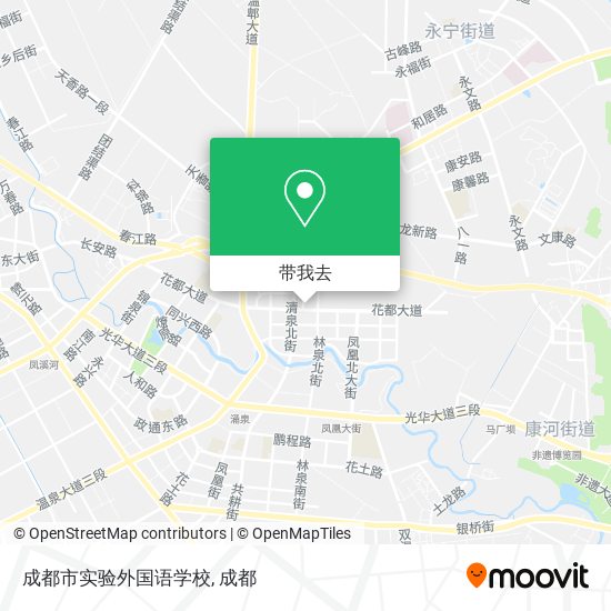 成都市实验外国语学校地图