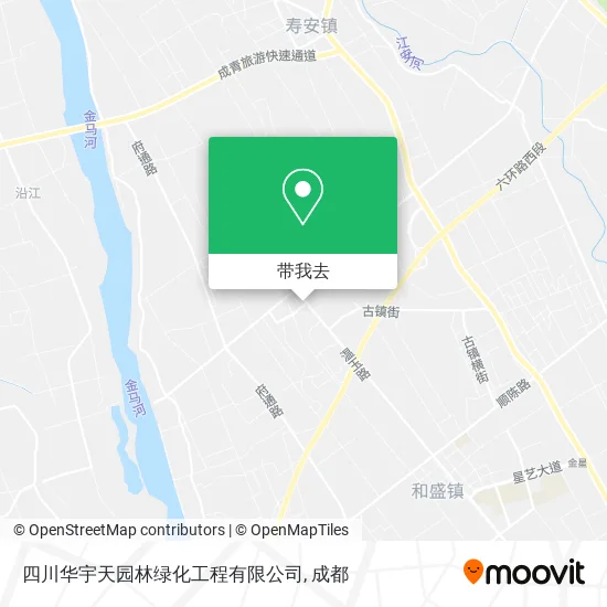 四川华宇天园林绿化工程有限公司地图
