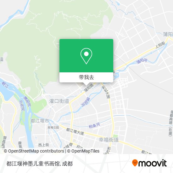 都江堰神墨儿童书画馆地图