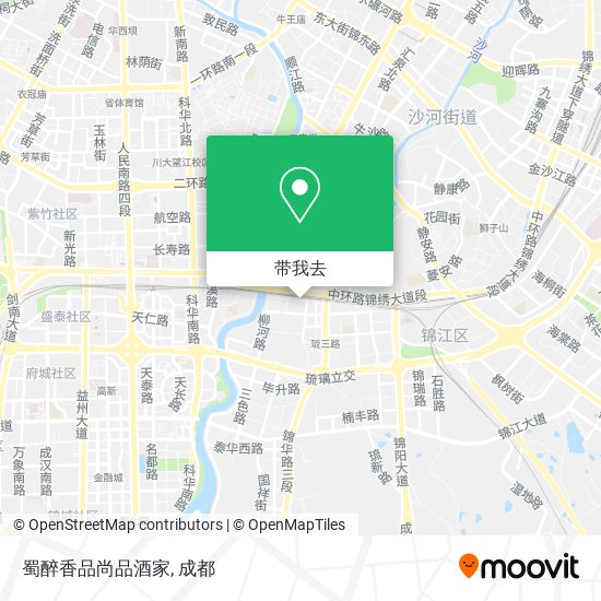 蜀醉香品尚品酒家地图