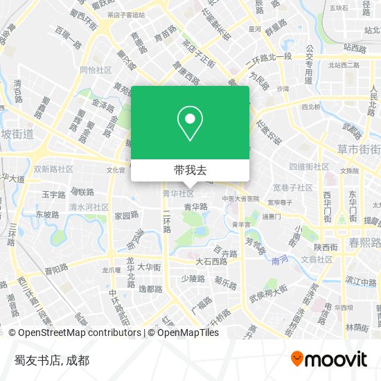 蜀友书店地图