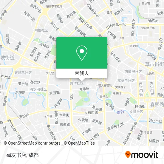 蜀友书店地图