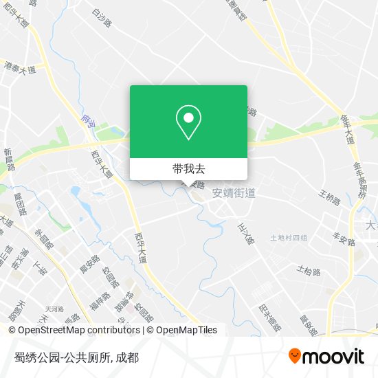 蜀绣公园-公共厕所地图