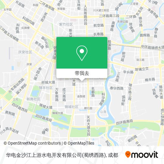 华电金沙江上游水电开发有限公司(蜀绣西路)地图