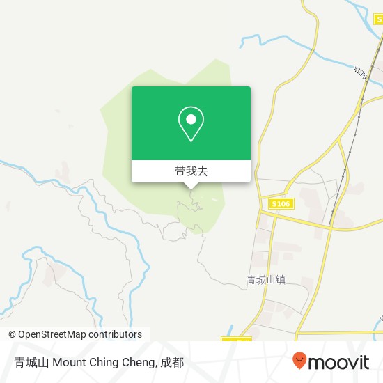 青城山 Mount Ching Cheng地图