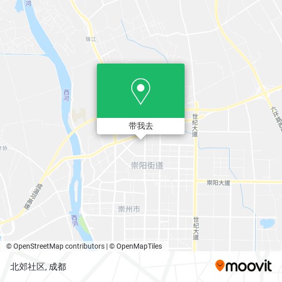 北郊社区地图