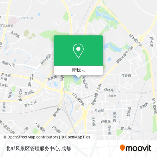 北郊风景区管理服务中心地图