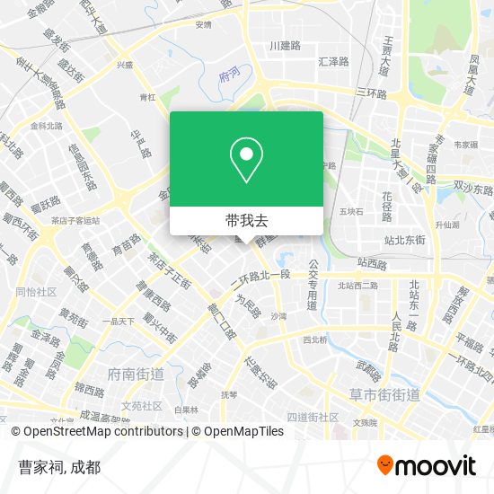 曹家祠地图