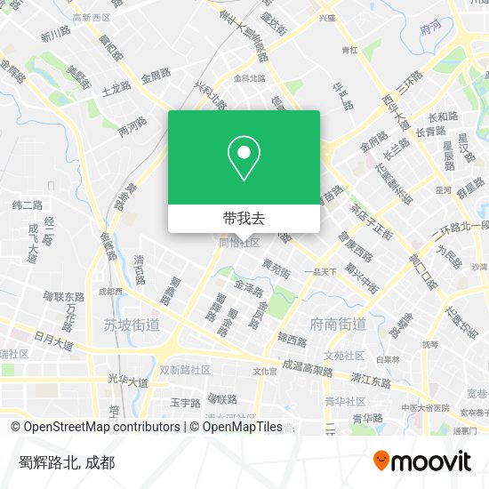 蜀辉路北地图