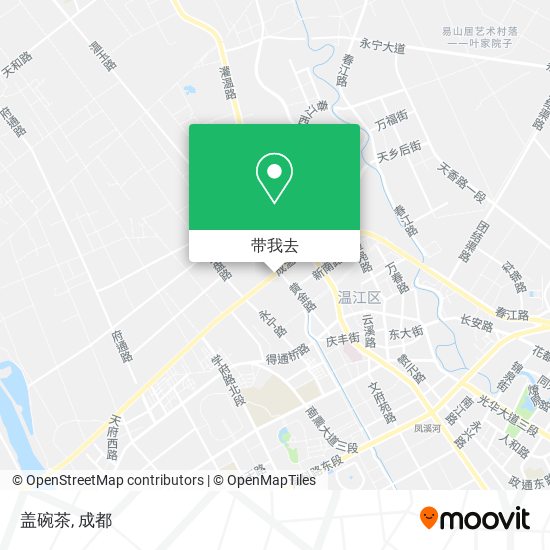 盖碗茶地图