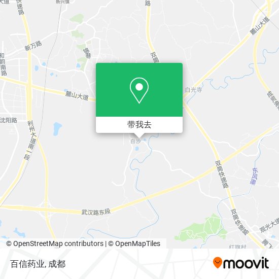 百信药业地图