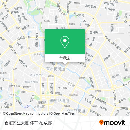 台谊民生大厦-停车场地图