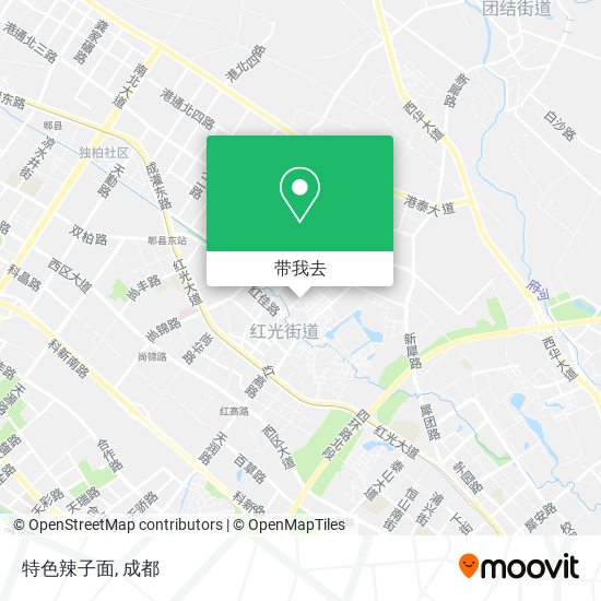 特色辣子面地图