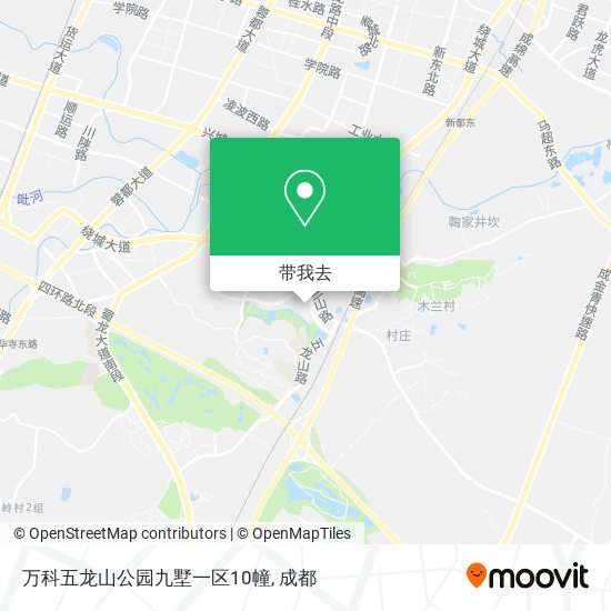 万科五龙山公园九墅一区10幢地图