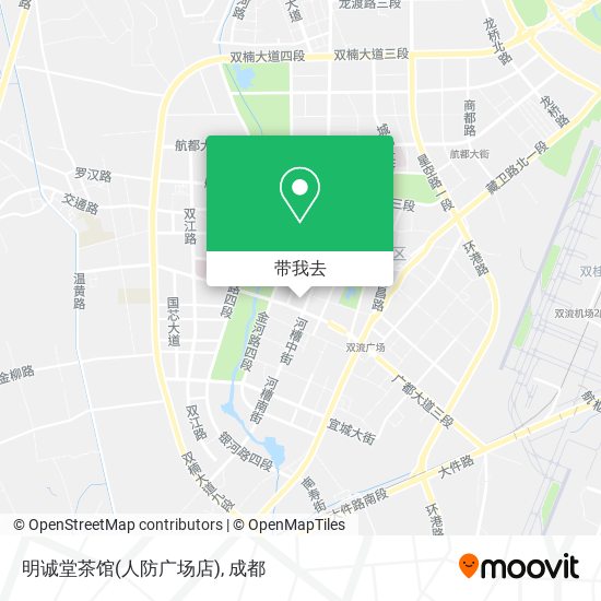 明诚堂茶馆(人防广场店)地图