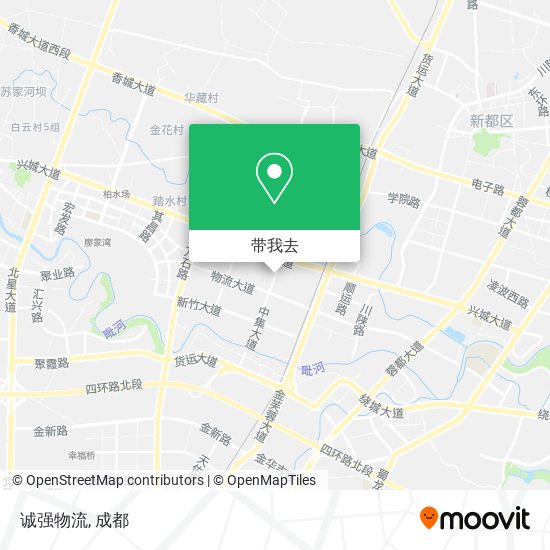 诚强物流地图