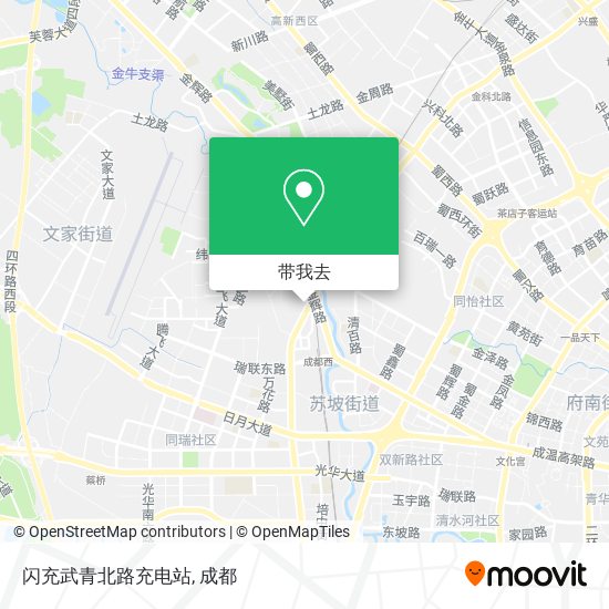 闪充武青北路充电站地图
