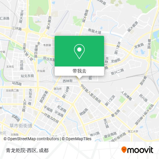 青龙乾院-西区地图