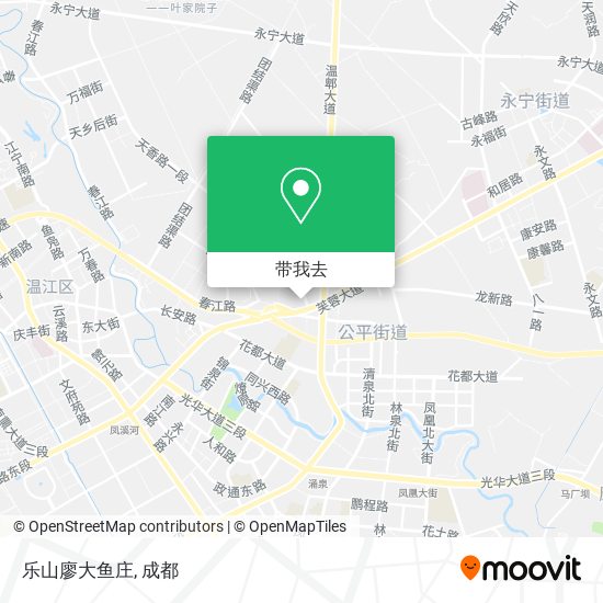 乐山廖大鱼庄地图