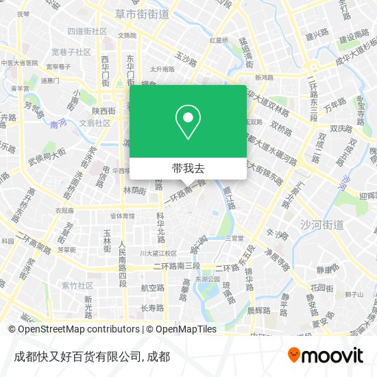 成都快又好百货有限公司地图