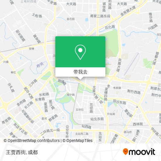 王贾西街地图