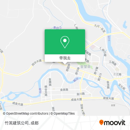 竹篙建筑公司地图