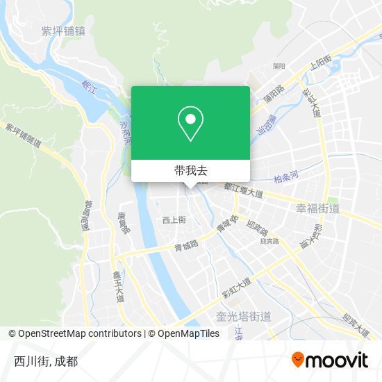 西川街地图