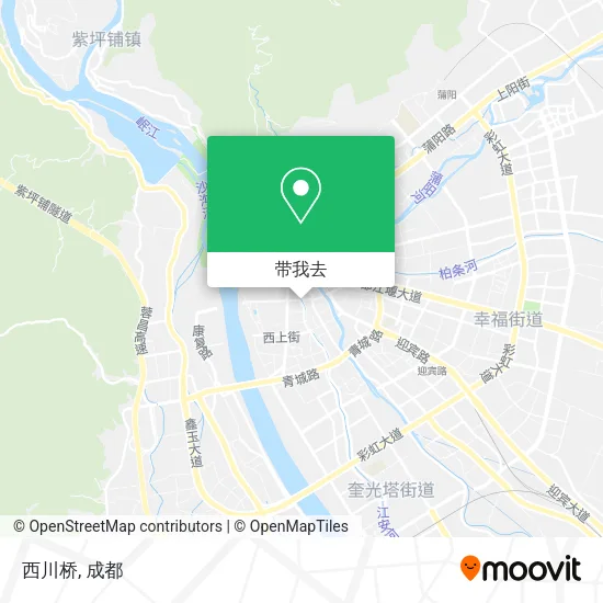 西川桥地图
