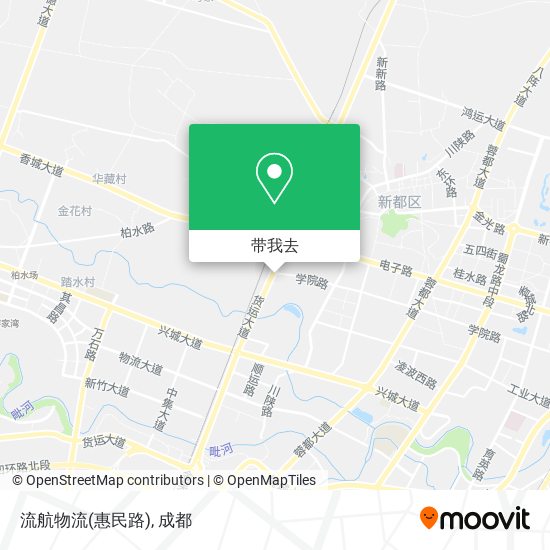 流航物流(惠民路)地图