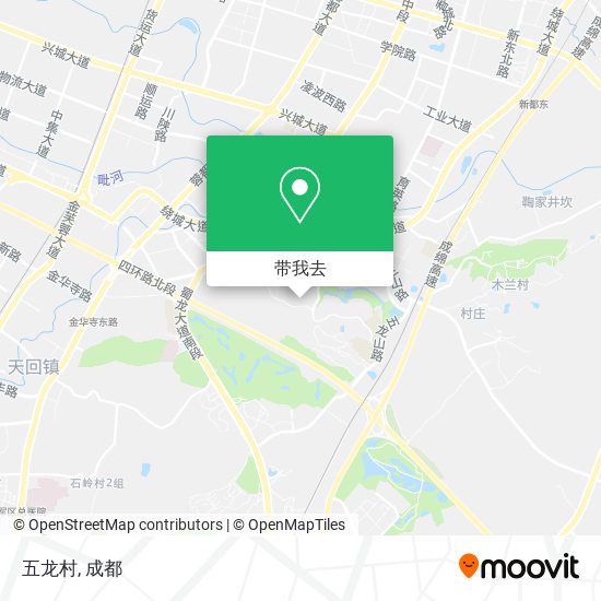 五龙村地图