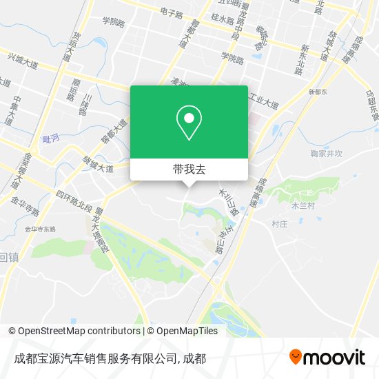 成都宝源汽车销售服务有限公司地图