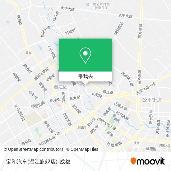 宝和汽车(温江旗舰店)地图
