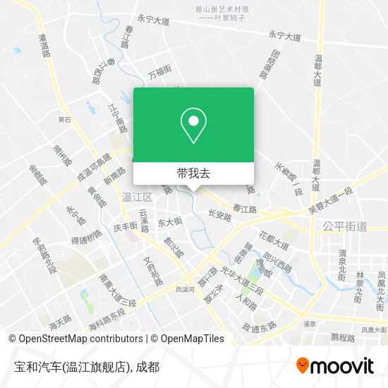 宝和汽车(温江旗舰店)地图