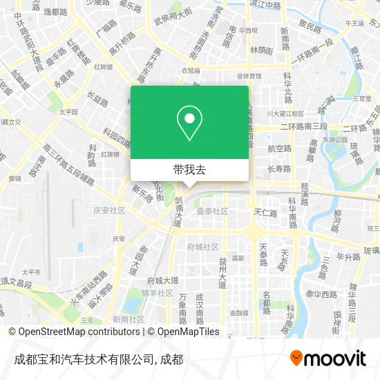 成都宝和汽车技术有限公司地图