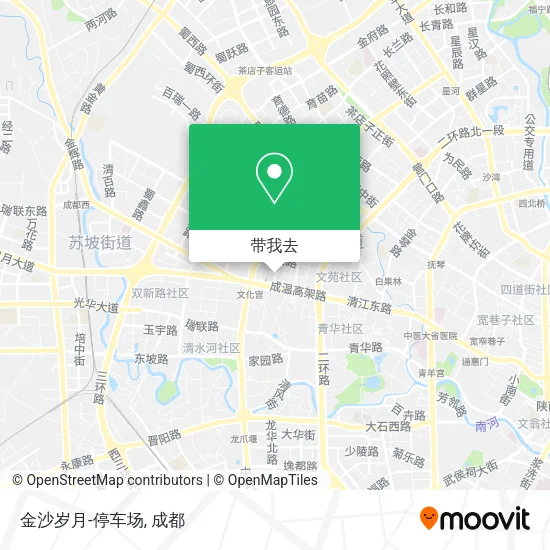 金沙岁月-停车场地图
