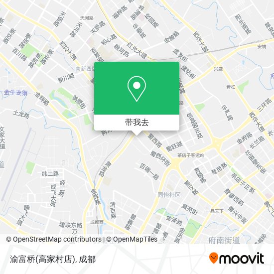 渝富桥(高家村店)地图