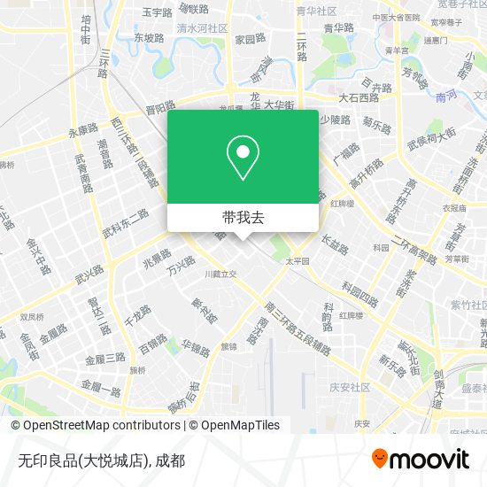 无印良品(大悦城店)地图