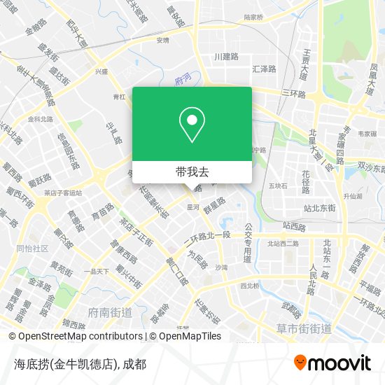 海底捞(金牛凯德店)地图