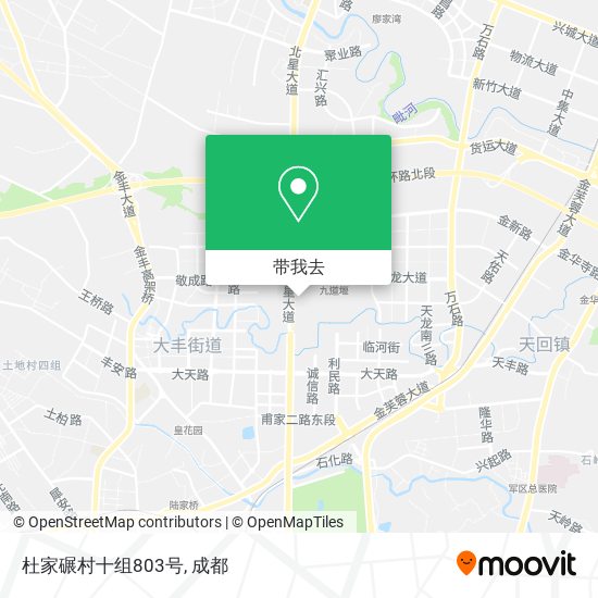 杜家碾村十组803号地图