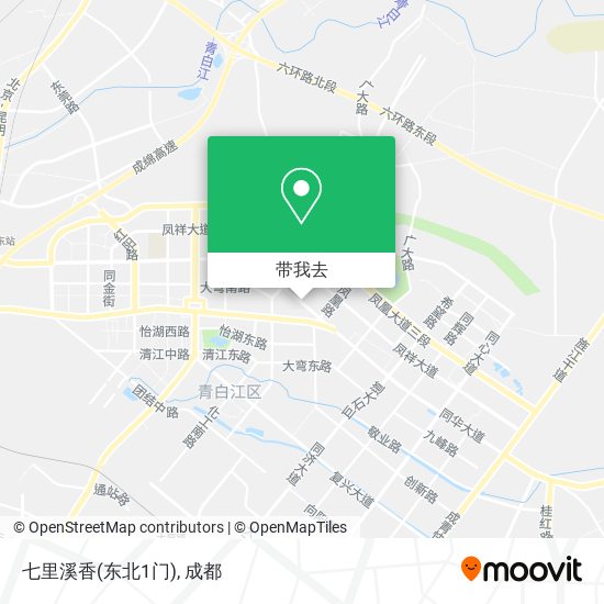 七里溪香(东北1门)地图