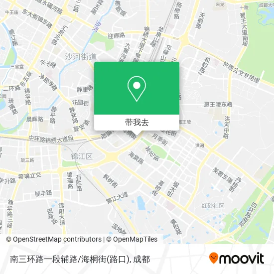 南三环路一段辅路/海桐街(路口)地图