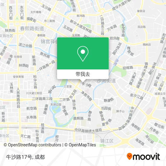 牛沙路17号地图